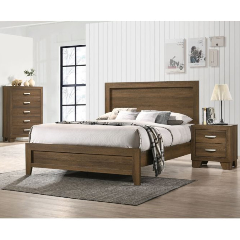 Ensemble de chambre à coucher 3 pièces Miquell, Grand
