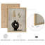 Ensemble de 4 pièces d'art mural moderne vase neutre - impressions bohème minimalistes avec de l'herbe de pampa pour la chambre ou le salon-112375390-112375388