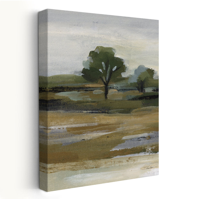 Cool April Day - Abstract April - brun noir, H 24 po x l 16 po
