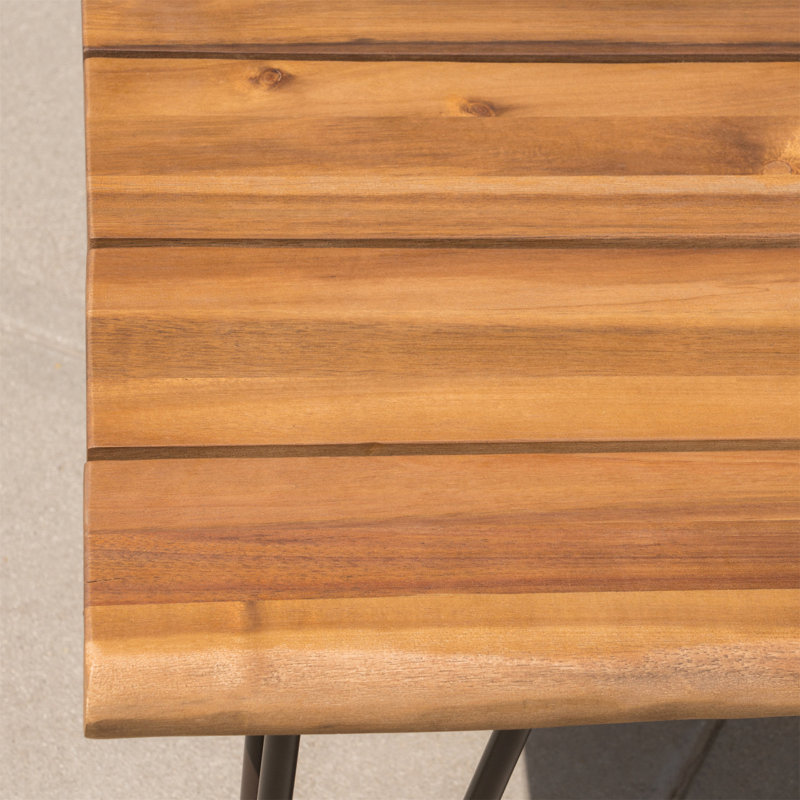 Table basse en bois et métal Zion