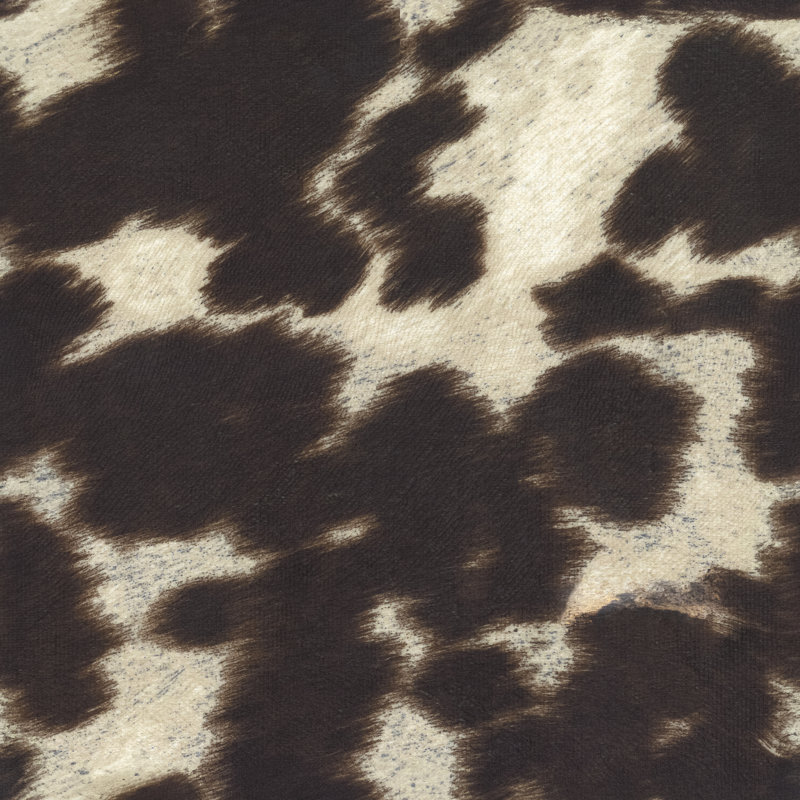 Rainer Cow Print Upholstered Accent Chair