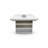 Mera White Lacquer Extendable Dining Table