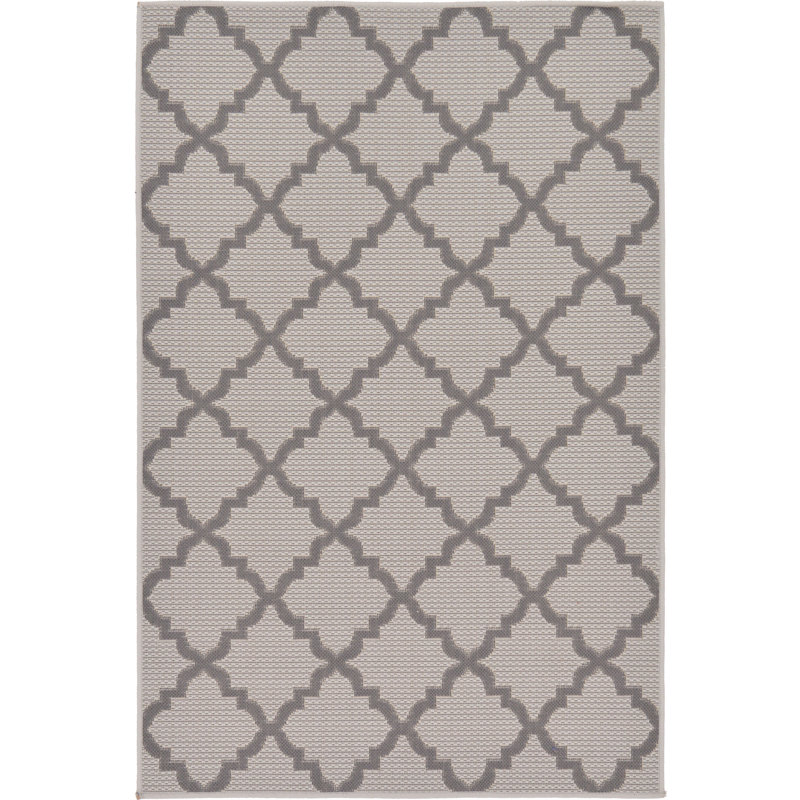 Templepatrick Geometric Indoor / Outdoor Rug, Rectangle 2'2" x 3'