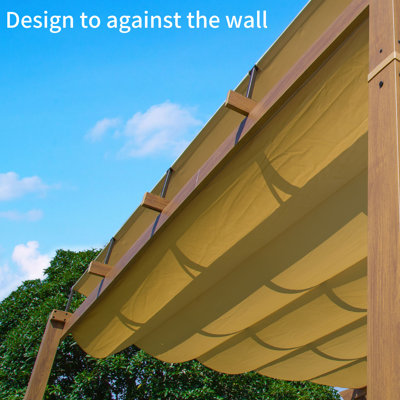 Palawan Aluminum Retractable Pergola with Canopy