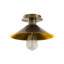 Stunning Vintage Chandelier, 25 cm Diameter x 10 cm Height, Industrial Metal Body, E27 Socket (Max 40W), Modern Scandinavian Design, For Dining Rooms, Living Spaces & Entryways, IP20 Rated-1586135560