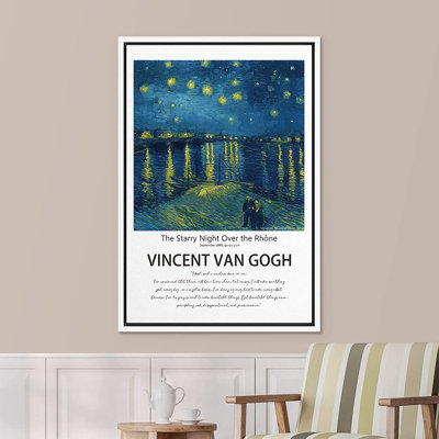 Signe, reproduction d'art sur toile encadrée, Vincent Van Gogh