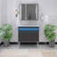 Meuble-lavabo simple avec plateau Lexxy 30-458858074