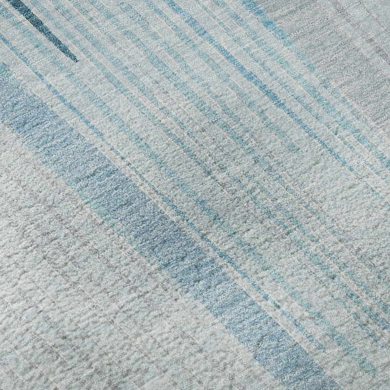 Premium Machine Washable Harjo AMF1588 Geometric Rug, Rectangle 2'6" x 3'10"