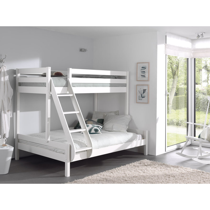 Martin European Single (90 X 200 Cm) Bunk Bed, White