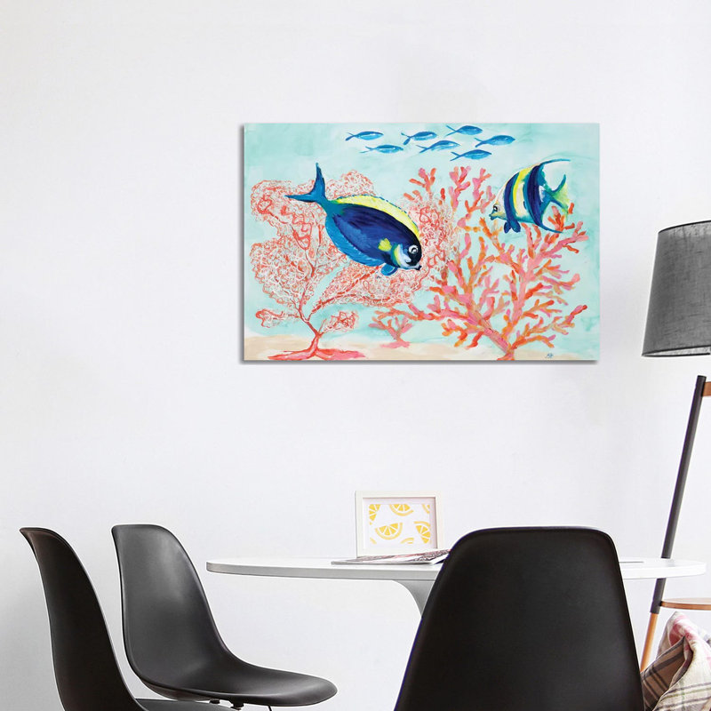 Récif de corail I, H 26 po x l 40 po x 1,5 po