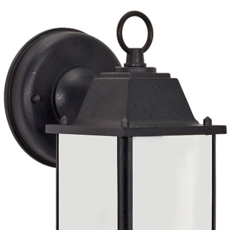 Eaton 1 - Lanterne murale d'extérieur, Noir, noir, noir, noir