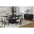 Sherine Counter Table with 20" Leaf in Charcoal