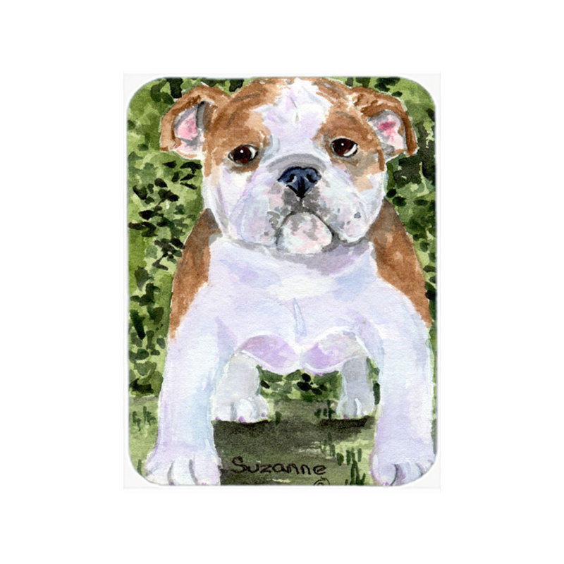 Planche à découper en verre English Bulldog