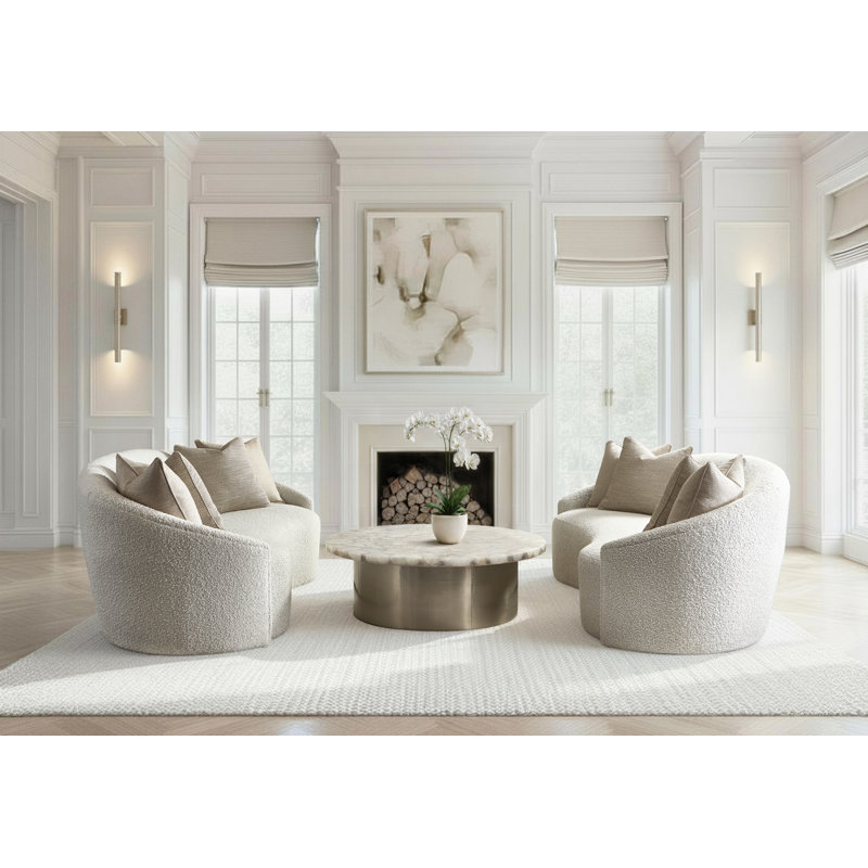 Lumen Sofa, Blue Chenille 1046-044