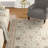 Petronella Viscose Oriental Rug in Light Blue/Ivory-19261739