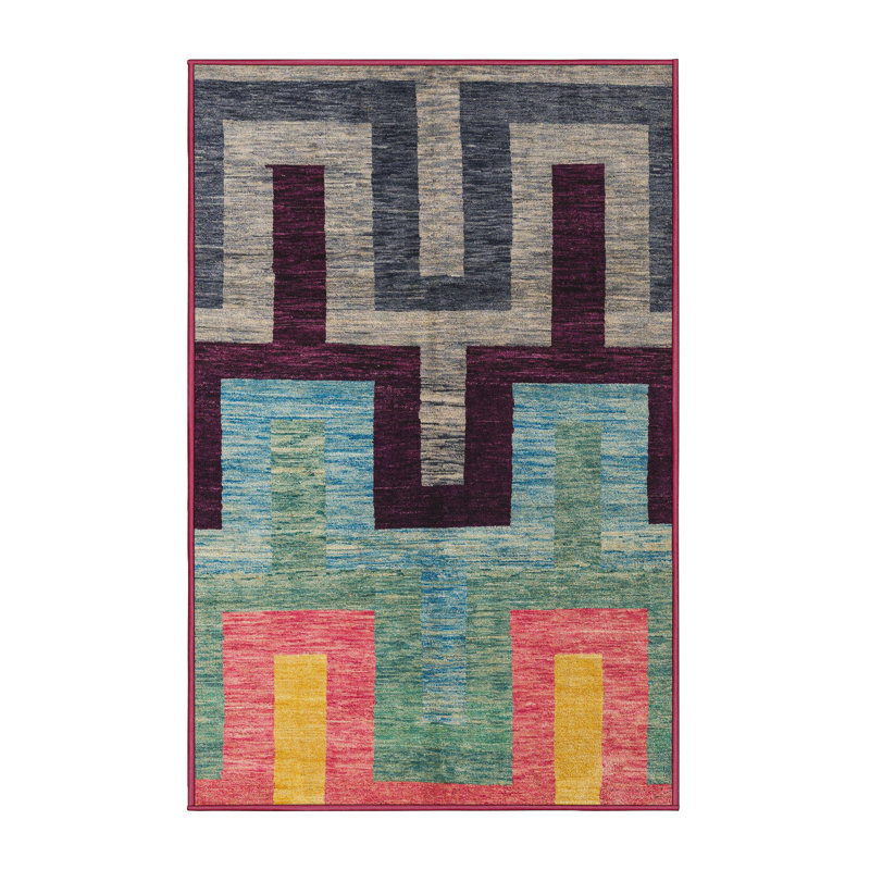 Tapis abstrait moderne 5068, Rectangle 8 pi x 12 pi