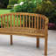 Woodfield Banana shaped Bench in FSC solid Wood-1365803211