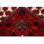 Tapis décoratif en laine noué à la main New Age Hamedan rouge de 3 pi 3 po x 5 pi 3 po caerwyn