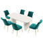 Ensemble de table de salle à manger 6 personnes Hilliaire-946763165