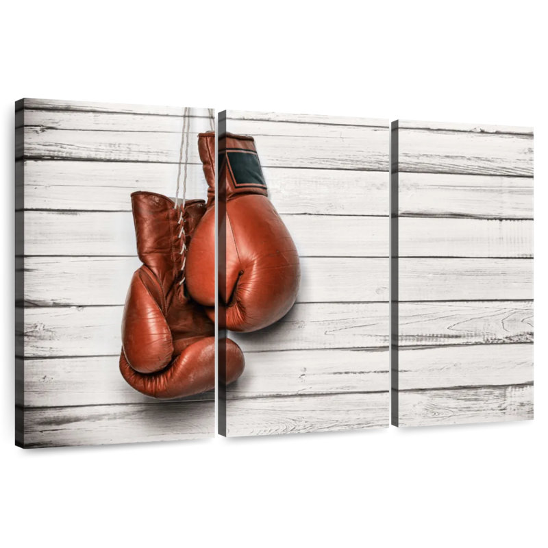 Sireci Dark Red Boxing Gloves, 28" H x 45" W