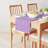 Table Runner, 100% Cotton, 16X108", Purple Vines-1686864391