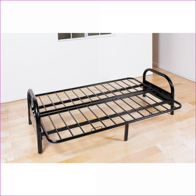Sofas Adjustable Metal Frame, Modern Black Finish for Living Spaces | Black | Metal