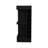 3 Corner Bar Cabinet In Black With 14 Liquor Bottle And Hip Style Cabinet, Black, Wine Durability-91940603