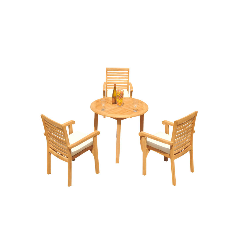 Ensemble repas pour 4 personnes Douberly, 90 po x 48 po x 31,5 po, 4
