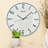 White Round Analog Wall Clocks