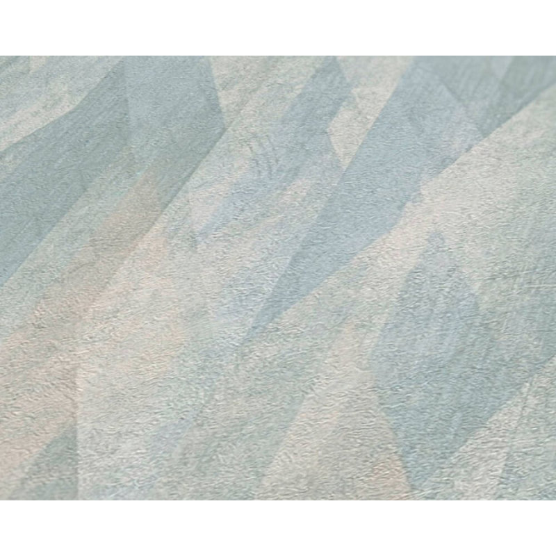 Dawrin Geometric Double Roll, Beige/Blue