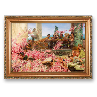 «The Roses of Heliogabalus» par Alma-Tadema (1888), reproductions d'art classique sur toile, estampe numérique sur toile pour la décoration intérieure