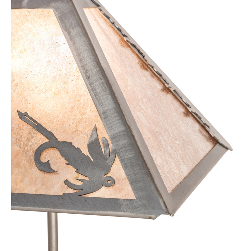 21" High Leaping Trout Table Lamp