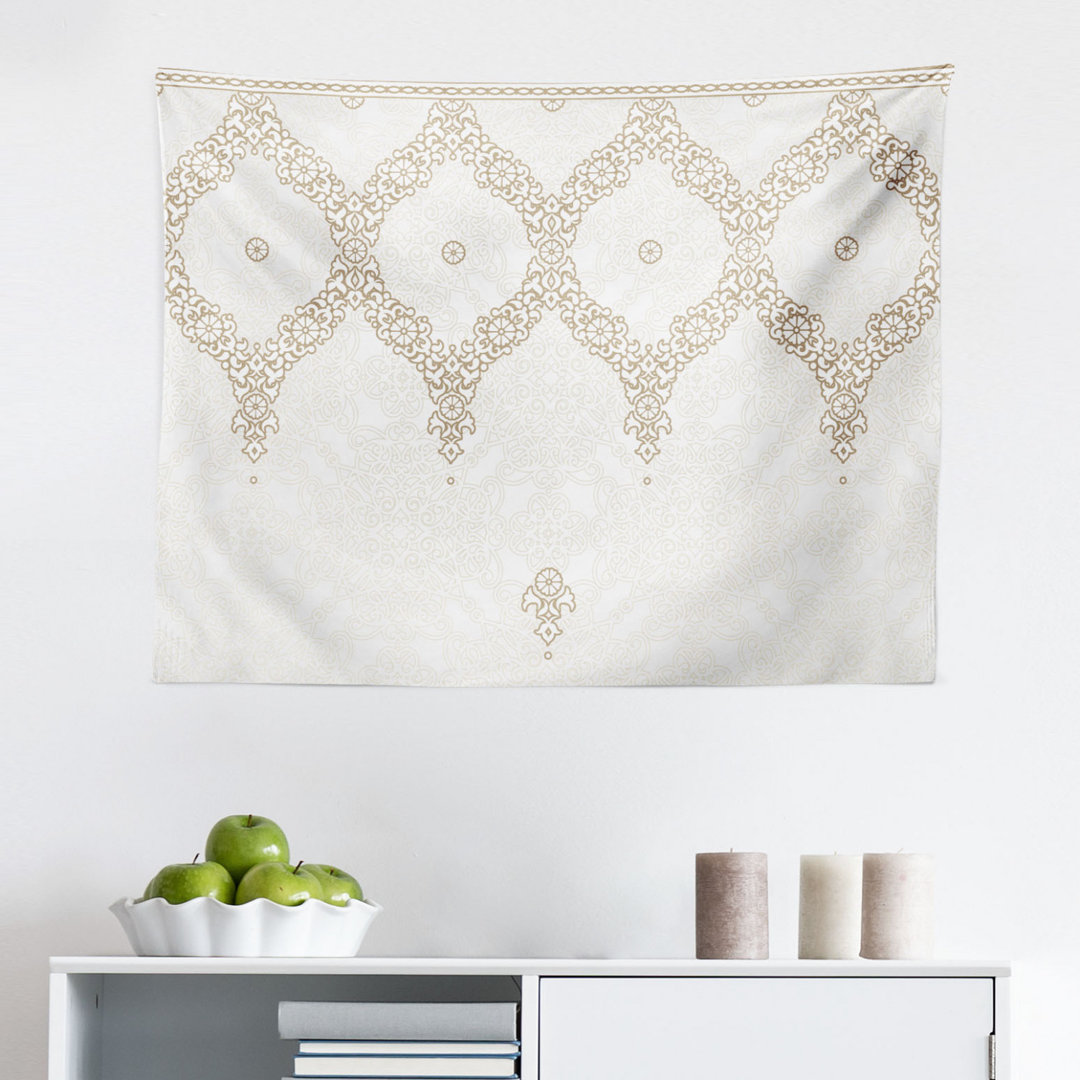 Wandbehang Ornate Hintergrund Traditionelle Soft Color Eastern Elemente und Muster