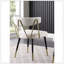 Chaise de salle à manger rembourrée Glam