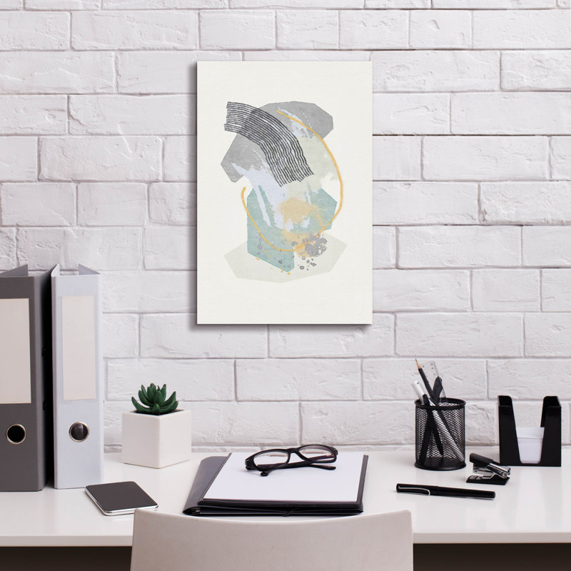 "Lichen Rocks No 1" par Suzanne Nicoll, H 18 po x l 12 po x P 0,75 po
