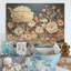 Fleurs de corail - art mural bois de corail sous l'eau sur bois de pin naturel-101401859