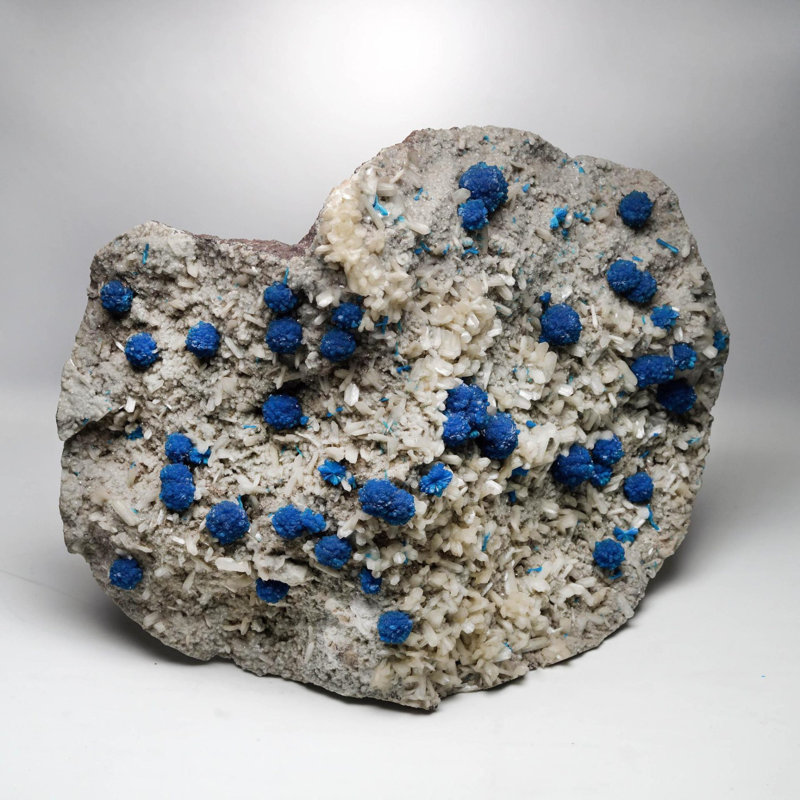 Cavansite on Stilbite from India