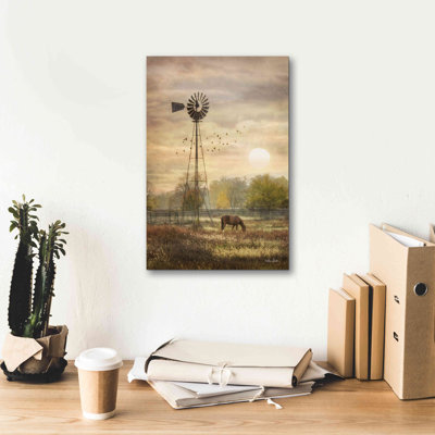 Berks Co. Sunrise par Lori Deiter - peinture sur toile tendue