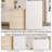 Modern Elegance Reception Desk With Digital Lock