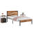 Jesstin Steel Piece Bedroom Set-343802280-343802282