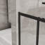 Porte de douche en aluminium avec ouverture coulissante