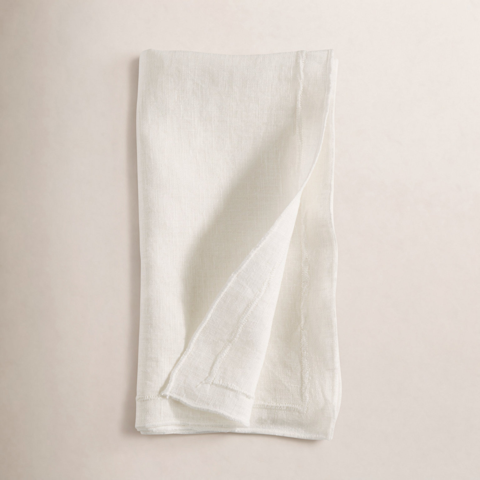 Aneta Linen Napkin, Ivory