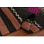 Handwoven Kilim Area Rug 5x10 with Multicolor Accents