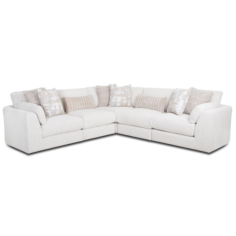 Canapé modulaire symétrique 5 pièces Bashemeth