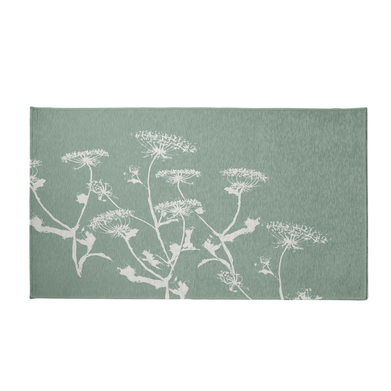 Alvordton Chenille Floral Indoor Rug, Rectangle 3' x 5'