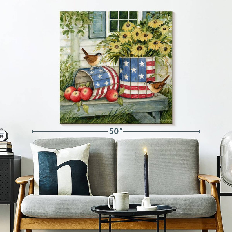 Lelar Old Glory II, 33" H x 33" W