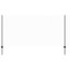 vidaXL Fence with Post Segment Outdoor Barrier Garden Terrace Divider Boundary-114618830-114618829