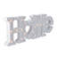 Enseigne murale blanche 20,5 "Home
