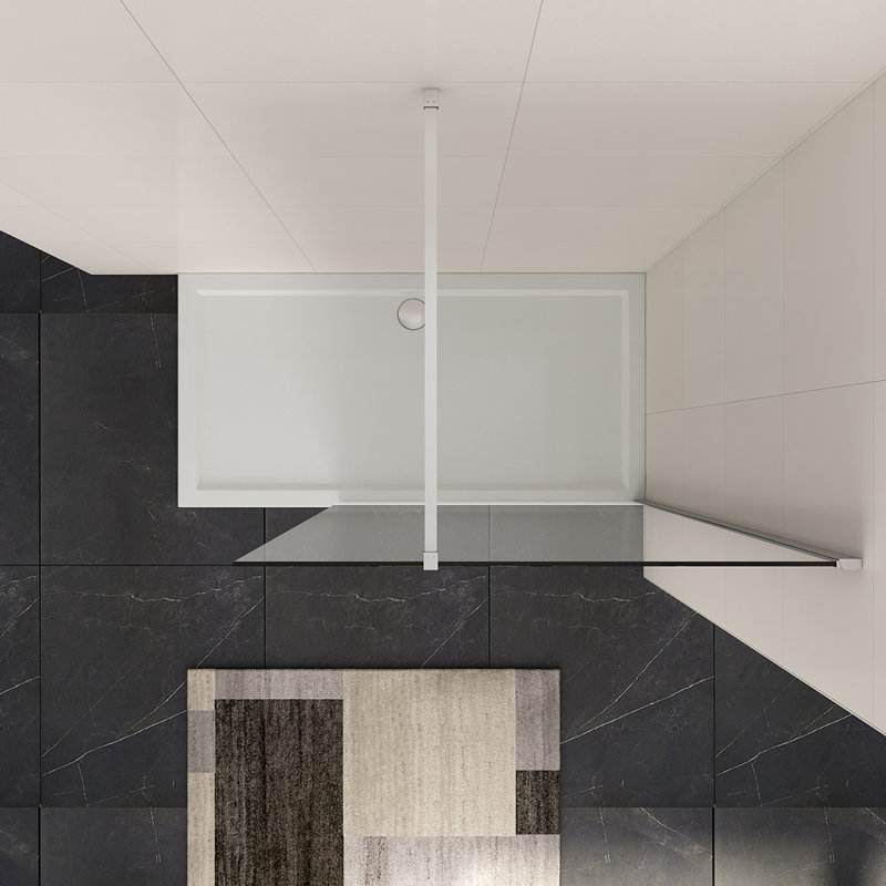 Barnsdall Rectangular Shower Enclosure, 1900mm H x 1500mm W x 900mm D