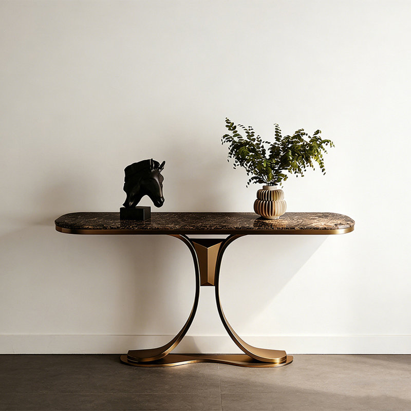 Console Modern Luxury Art, 33.46" H x 62.99" W x 13.78" D